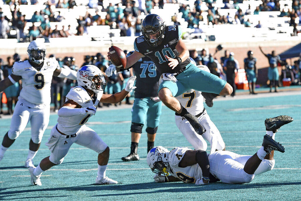 APTOPIX Appalachian St Coastal Carolina Football